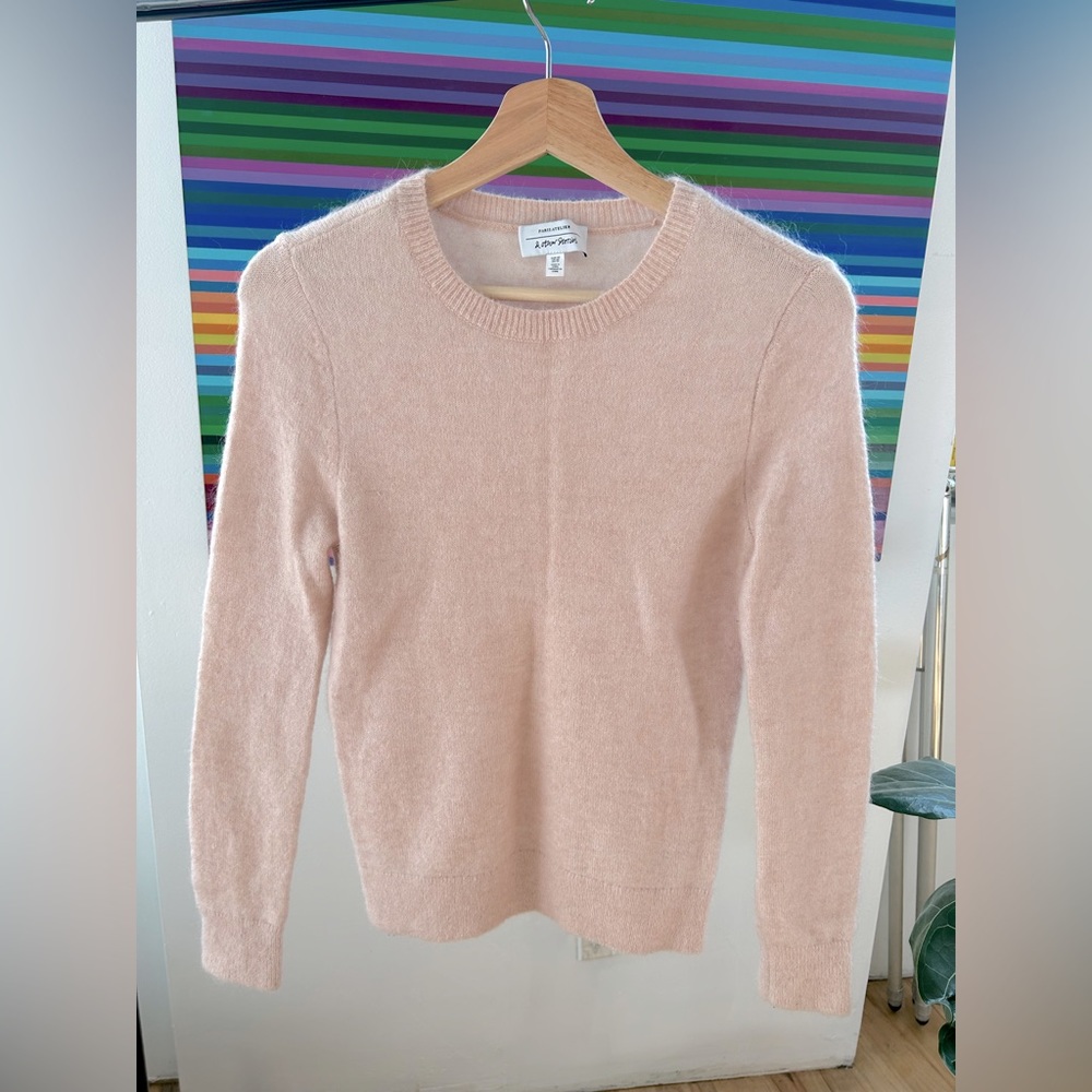 Light pink wool sweater